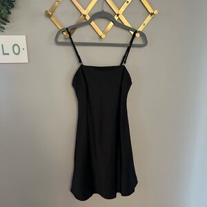 Women’s Black Satin Dress